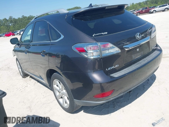 2010 Lexus RX 350 with VIN 2T2ZK1BA8AC031772, listed as a IAAI auction lot 41986113 with 215,318 mi miles. Bid and sale history available at carsss.com. Image 3.