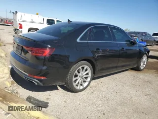 2019 Audi A4 Premium with VIN WAUGMAF44KN005370, listed as a Copart auction lot 56368725 with 87,007 mi miles and Salvage title. Bid and sale history available at DreamBid. Image 3.