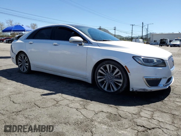 2017 Lincoln MKZ Reserve with VIN 3LN6L5FC1HR612909, listed as a Copart auction lot 50379995 with 109,242 mi miles and Salvage title. Bid and sale history available at DreamBid. Image 4.