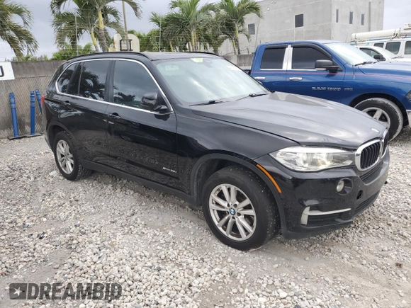 2015 BMW X5 sDrive35i with VIN 5UXKR2C57F0H37742, listed as a Copart auction lot 47573415 with 142,259 mi miles and Clean Title. Bid and sale history available at carsss.com. Image 4.