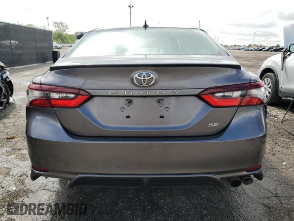 2022 Toyota Camry SE with VIN 4T1G11AK3NU628874, listed as a Copart auction lot 56055995 with 122,778 mi miles and Clean Title. Bid and sale history available at DreamBid. Image 6.