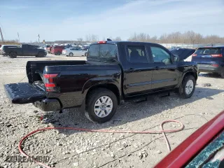 2023 Nissan Frontier SV with VIN 1N6ED1EK0PN651018, listed as a Copart auction lot 48667255 with 22,713 mi miles and Salvage Title. Bid and sale history available at carsss.com. Image 3.