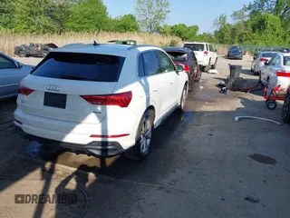 2021 Audi Q3 S line Premium with VIN WA1DECF31M1037901, listed as a IAAI auction lot 42158457 with 25,925 mi miles and . Bid and sale history available at DreamBid. Image 4.