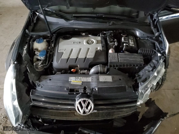 2012 Volkswagen Golf TDI with VIN WVWMM7AJ7CW301002, listed as a Copart auction lot 71893884 with 84,567 mi miles and Salvage Title. Bid and sale history available at carsss.com. Image 11.