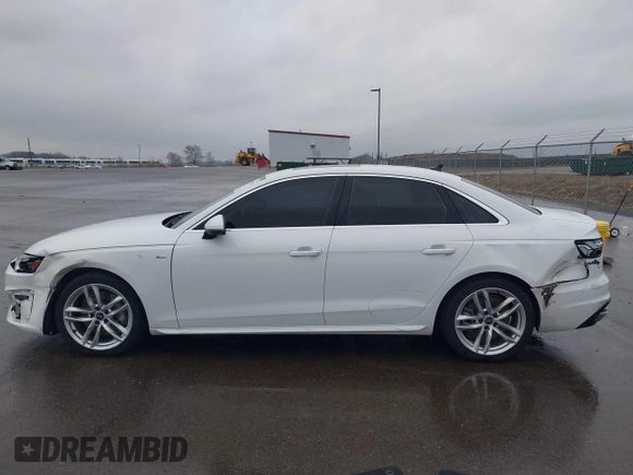 2023 Audi A4 S line Premium Plus z VIN WAUEAAF44PN007093, wystawiony jako IAAI lot #42071571 z przebiegiem 51 244 mil mil oraz . Historia ofert i sprzedaży dostępna na DreamBid. Obrazek 14.