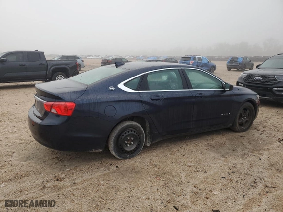 2017 Chevrolet Impala LS with VIN 2G11X5SAXH9146192, listed as a Copart auction lot 85308864 with 168,036 mi miles and Clean Title. Bid and sale history available at carsss.com. Image 3.