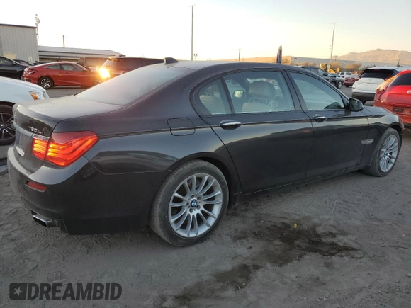 2012 BMW 7 Series 750Li with VIN WBAKB8C59CC964363, listed as a Copart auction lot 89381095 with 103,010 mi miles and Salvage Title. Bid and sale history available at carsss.com. Image 3.