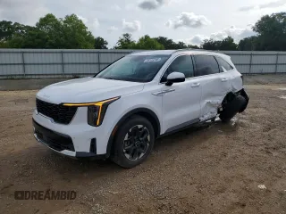 2025 Kia Sorento S with VIN 5XYRL4JC0SG321581, listed as a Copart auction lot 58123795 with 19,802 mi miles and Non repairable. Bid and sale history available at DreamBid. Image 1.