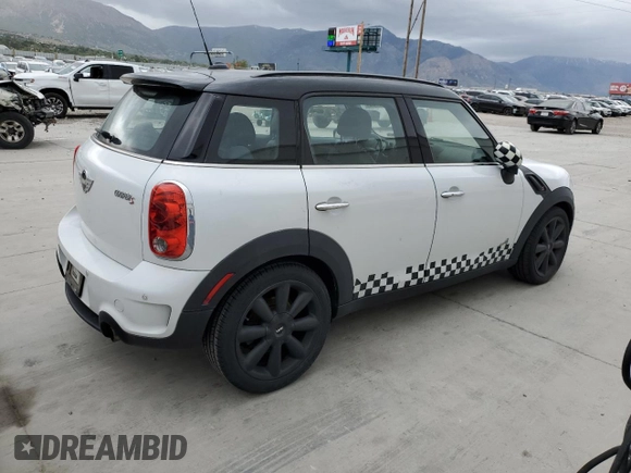 2013 MINI Countryman S ALL4 with VIN WMWZC5C52DWP34402, listed as a Copart auction lot 56743725 with 102,983 mi miles and Clean Title. Bid and sale history available at DreamBid. Image 3.