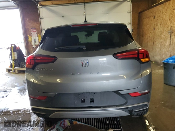 2025 Buick Encore GX Preferred with VIN KL4AMCSL8SB052818, listed as a Copart auction lot 63431465 with 2,200 mi miles and Salvage title. Bid and sale history available at DreamBid. Image 6.