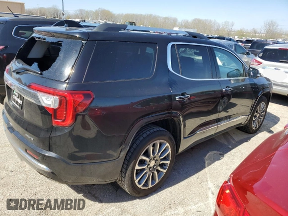 2020 GMC Acadia Denali with VIN 1GKKNXLSXLZ231427, listed as a Copart auction lot 47822194 with 59,643 mi miles and Salvage Title. Bid and sale history available at carsss.com. Image 3.