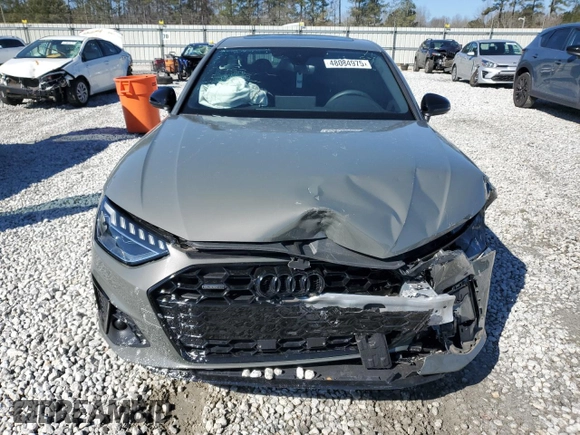 2023 Audi A4 S line Premium Plus z VIN WAUEAAF48PA055591, wystawiony jako Copart lot #48084975 z przebiegiem Nie podano mil oraz Szkoda całkowita • Salvage title. Historia ofert i sprzedaży dostępna na DreamBid. Obrazek 5.