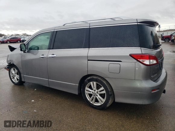 2011 Nissan Quest SL z VIN JN8AE2KP9B9006698, wystawiony jako Copart lot #45771245 z przebiegiem 158 486 mil mil oraz Szkoda całkowita • Salvage title. Historia ofert i sprzedaży dostępna na DreamBid. Obrazek 2.