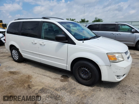 2009 Dodge Grand Caravan SE with VIN 2D8HN44E99R623672, listed as a Copart auction lot 62427625 with 194,846 mi miles and Non repairable. Bid and sale history available at DreamBid. Image 4.