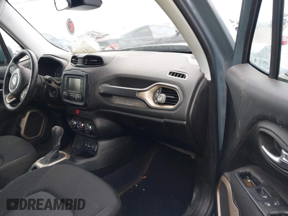 2017 Jeep Renegade Latitude with VIN ZACCJABB5HPF75067, listed as a IAAI auction lot 41493068 with 98,189 mi miles and . Bid and sale history available at DreamBid. Image 5.
