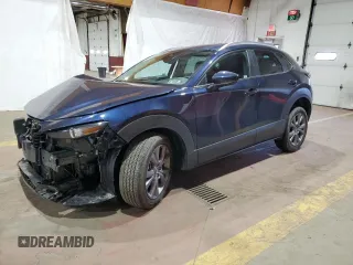 2025 Mazda CX-30 S Preferred with VIN 3MVDMBCM6SM795618, listed as a Copart auction lot 50203495 with 2,869 mi miles and Salvage Title. Bid and sale history available at carsss.com. Image 1.