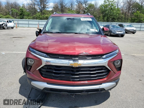 2024 Chevrolet TrailBlazer LT with VIN KL79MRSLXRB052189, listed as a Copart auction lot 60459514 with 2,256 mi miles and Salvage Title. Bid and sale history available at DreamBid. Image 5.