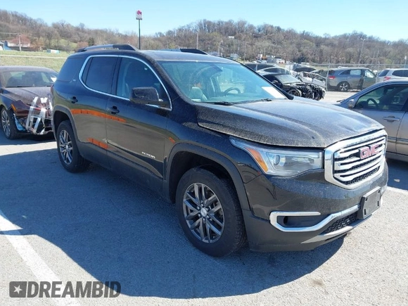 2019 GMC Acadia SLT with VIN 1GKKNMLS1KZ274602, listed as a IAAI auction lot 41807156 with 99,781 mi miles. Bid and sale history available at carsss.com. Image 1.