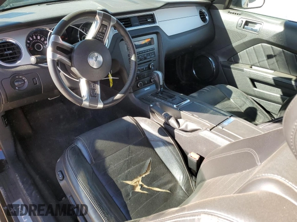 2014 Ford Mustang V6 with VIN 1ZVBP8AM2E5252361, listed as a Copart auction lot 50242705 with 162,829 mi miles and Salvage Title. Bid and sale history available at carsss.com. Image 8.