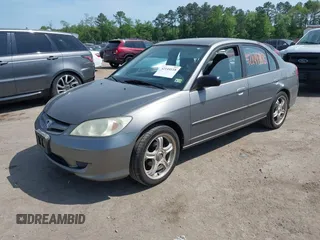 2004 Honda Civic LX with VIN 1HGES16514L020322, listed as a IAAI auction lot 42144118 with 106,190 mi miles. Bid and sale history available at carsss.com. Image 2.