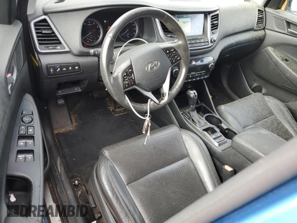 2016 Hyundai Tucson Limited z VIN KM8J33A29GU210124, wystawiony jako Copart lot #51502585 z przebiegiem 170 182 mil mil oraz Tytuł czysty. Historia ofert i sprzedaży dostępna na DreamBid. Obrazek 8.