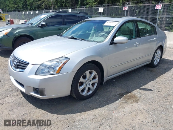 2007 Nissan Maxima SE with VIN 1N4BA41E77C862623, listed as a IAAI auction lot 42660896 with 117,276 mi miles and . Bid and sale history available at DreamBid. Image 2.
