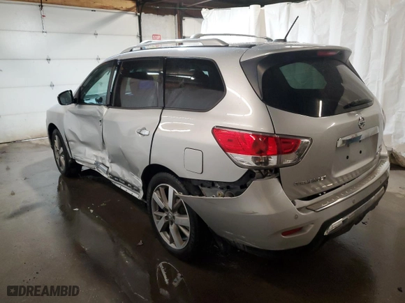 2014 Nissan Pathfinder S with VIN 5N1AR2MM8EC692724, listed as a Copart auction lot 52693365 with 179,913 mi miles and Salvage Title. Bid and sale history available at carsss.com. Image 2.