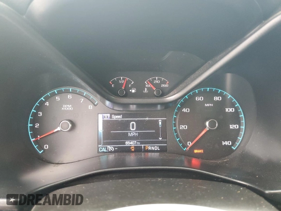 2018 Chevrolet Colorado 2WD LT with VIN 1GCHSCEN7J1245585, listed as a Copart auction lot 44702995 with 65,407 mi miles and Salvage title. Bid and sale history available at DreamBid. Image 9.