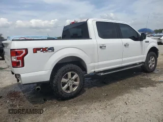 2018 Ford F-150 XL with VIN 1FTEW1E5XJKF72486, listed as a Copart auction lot 53668785 with 206,282 mi miles and Salvage Title. Bid and sale history available at carsss.com. Image 3.