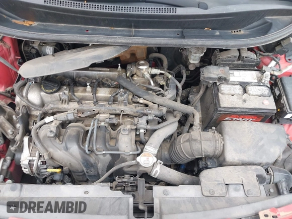 2015 Kia Rio LX with VIN KNADM5A34F6517123, listed as a IAAI auction lot 42125593 with 138,214 mi miles. Bid and sale history available at carsss.com. Image 10.