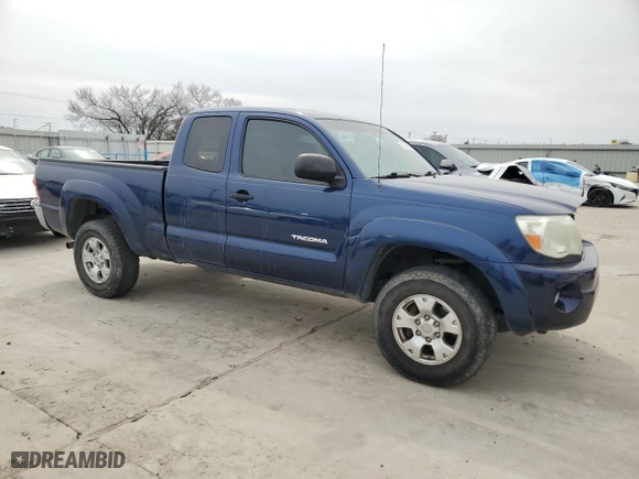 2007 Toyota Tacoma PreRunner with VIN 5TETU62N87Z367235, listed as a Copart auction lot 48246085 with 181,059 mi miles and Salvage Title. Bid and sale history available at carsss.com. Image 4.