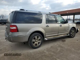 2008 Ford Expedition EL Limited with VIN 1FMFK20568LA71253, listed as a Copart auction lot 41910134 with 224,829 mi miles and Non Repairable. Bid and sale history available at carsss.com. Image 3.