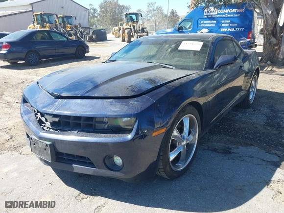 2011 Chevrolet Camaro 1LT with VIN 2G1FB1ED4B9159577, listed as a IAAI auction lot 41591659 with 144408 miles. Bid and sale history available at carsss.com. Image 2.