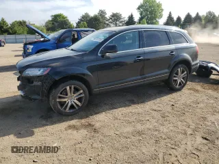 2015 Audi Q7 Premium Plus z VIN WA1LGAFE8FD010546, wystawiony jako Copart lot #56367305 z przebiegiem 190 836 mil mil oraz Szkoda całkowita • Salvage title. Historia ofert i sprzedaży dostępna na DreamBid. Obrazek 1.
