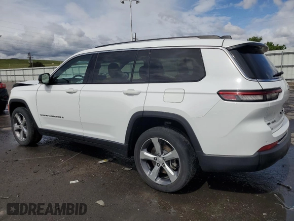 2021 Jeep Grand Cherokee Limited with VIN 1C4RJKBG4M8128310, listed as a Copart auction lot 55102045 with 48,130 mi miles and Salvage Title. Bid and sale history available at DreamBid. Image 2.