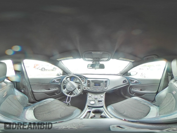 2015 Chrysler 200 S with VIN 1C3CCCBB9FN680839, listed as a Copart auction lot 61400265 with 143,228 mi miles and Salvage title. Bid and sale history available at DreamBid. Image 14.