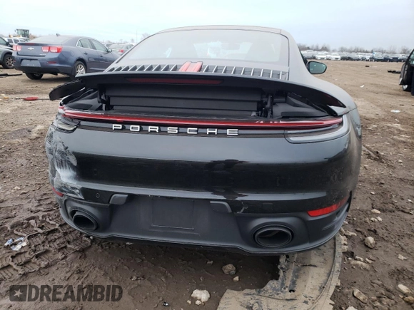 2024 Porsche 911 Carrera S with VIN WP0AB2A91RS221468, listed as a Copart auction lot 82467564 with 3,513 mi miles and Salvage Title. Bid and sale history available at carsss.com. Image 6.