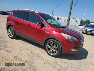 2015 Ford Escape Titanium with VIN 1FMCU0J99FUB10833, listed as a Copart auction lot 52291855 with 119,666 mi miles and Salvage Title. Bid and sale history available at DreamBid. Image 4.
