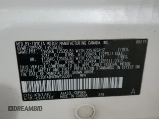 2011 Toyota RAV4 Ltd with VIN 2T3DF4DV0BW150301, listed as a Copart auction lot 51148585 with 134,925 mi miles and Salvage Title. Bid and sale history available at carsss.com. Image 13.