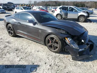 2023 Ford Mustang Mach 1 with VIN 1FA6P8R07P5501641, listed as a Copart auction lot 85503074 with 15,331 mi miles and Salvage title. Bid and sale history available at DreamBid. Image 4.