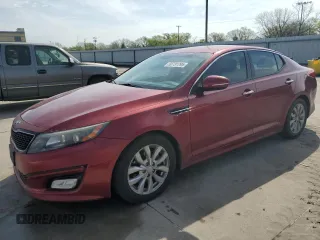 2015 Kia Optima EX with VIN 5XXGN4A72FG356248, listed as a Copart auction lot 50731795 with 186,448 mi miles and Clean Title. Bid and sale history available at carsss.com. Image 1.