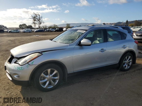 2008 Infiniti EX Journey with VIN JNKAJ09E28M304224, listed as a Copart auction lot 80590484 with 118,703 mi miles and Salvage Title. Bid and sale history available at DreamBid. Image 1.