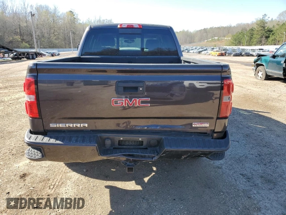2015 GMC Sierra 1500 SLT with VIN 3GTU2VEC0FG365407, listed as a Copart auction lot 49766005 with 189,496 mi miles and Salvage Title. Bid and sale history available at DreamBid. Image 6.
