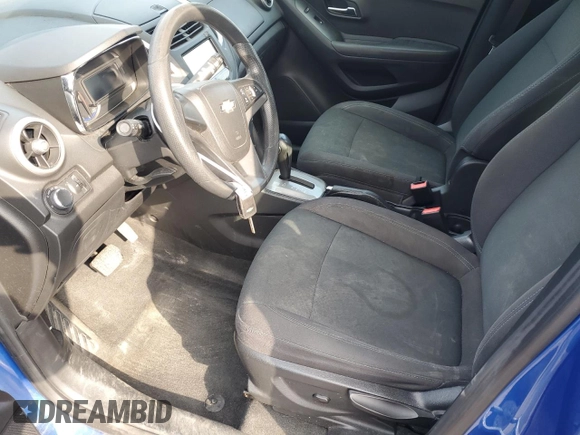 2016 Chevrolet Trax LS with VIN KL7CJNSB4GB570780, listed as a Copart auction lot 52558245 with 181,791 mi miles and Salvage Title. Bid and sale history available at carsss.com. Image 7.
