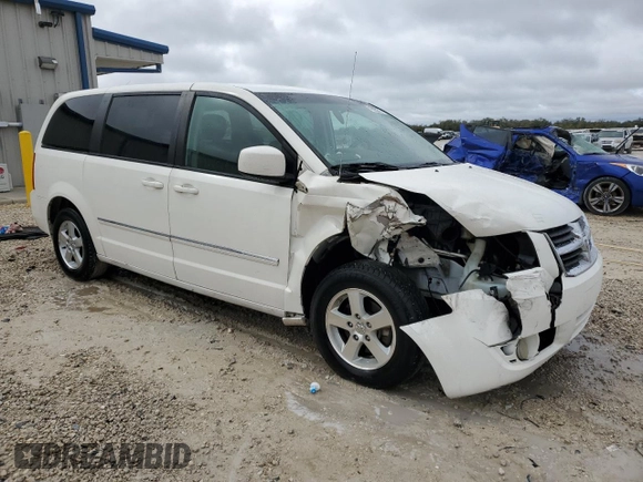 2008 Dodge Grand Caravan SXT with VIN 2D8HN54P48R694834, listed as a Copart auction lot 42095275 with 121,238 mi miles and Salvage Title. Bid and sale history available at DreamBid. Image 4.