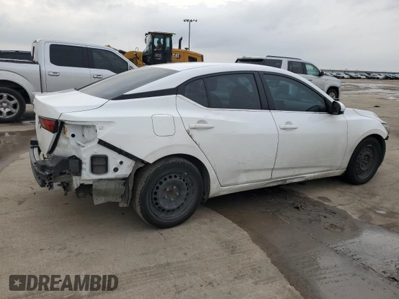 2022 Nissan Sentra S with VIN 3N1AB8BV5NY241154, listed as a Copart auction lot 47236415 with 79,407 mi miles and Salvage Title. Bid and sale history available at carsss.com. Image 3.