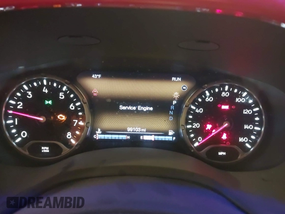 2017 Jeep Renegade Trailhawk с VIN ZACCJBCB5HPE55998, выставлен на аукционе IAAI как лот 41096925 с пробегом 99 103 миль миль и . История ставок и продаж доступна на DreamBid. Изображение 7.