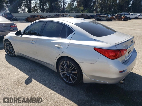 2016 Infiniti Q50 Red Sport 400 с VIN JN1FV7AP6GM420917, выставлен на аукционе Copart как лот 49864325 с пробегом 48 831 миль миль и Списание • Salvage title. История ставок и продаж доступна на DreamBid. Изображение 2.