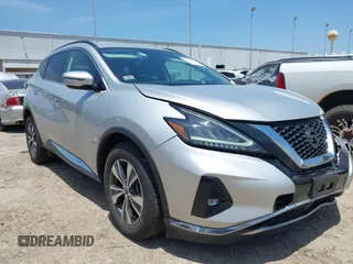 2023 Nissan Murano SV z VIN 5N1AZ2BSXPC136984, wystawiony jako IAAI lot #42258891 z przebiegiem 35 997 mil mil oraz . Historia ofert i sprzedaży dostępna na DreamBid. Obrazek 1.