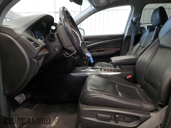 2017 Acura MDX Technology with VIN 5J8YD4H5XHL003031, listed as a Copart auction lot 60216405 with 114,184 mi miles and Non repairable. Bid and sale history available at DreamBid. Image 7.